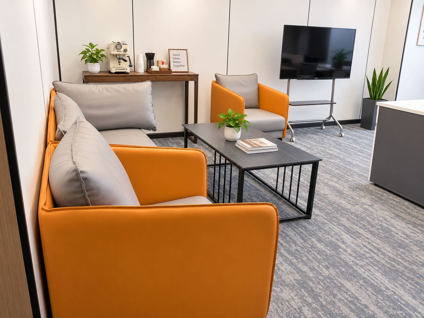 Lounge im Büro von Enrich