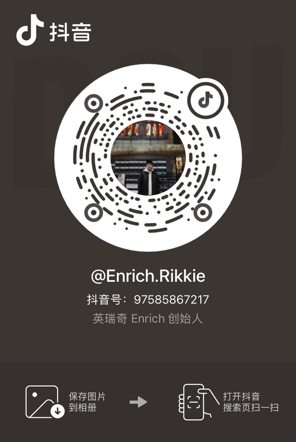 QR-Code des Douyin-Profils von Enrich